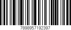 Código de barras (EAN, GTIN, SKU, ISBN): '7898957192397'