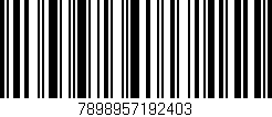 Código de barras (EAN, GTIN, SKU, ISBN): '7898957192403'