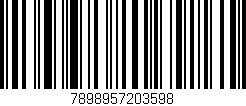 Código de barras (EAN, GTIN, SKU, ISBN): '7898957203598'