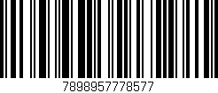 Código de barras (EAN, GTIN, SKU, ISBN): '7898957778577'