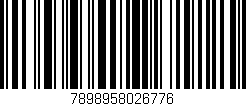 Código de barras (EAN, GTIN, SKU, ISBN): '7898958026776'