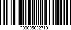 Código de barras (EAN, GTIN, SKU, ISBN): '7898958027131'