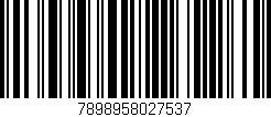 Código de barras (EAN, GTIN, SKU, ISBN): '7898958027537'