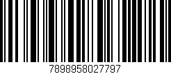 Código de barras (EAN, GTIN, SKU, ISBN): '7898958027797'