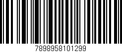 Código de barras (EAN, GTIN, SKU, ISBN): '7898958101299'