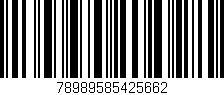 Código de barras (EAN, GTIN, SKU, ISBN): '78989585425662'