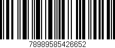 Código de barras (EAN, GTIN, SKU, ISBN): '78989585426652'