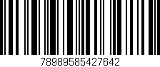 Código de barras (EAN, GTIN, SKU, ISBN): '78989585427642'