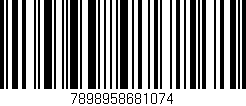 Código de barras (EAN, GTIN, SKU, ISBN): '7898958681074'