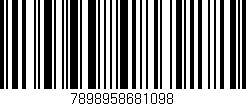Código de barras (EAN, GTIN, SKU, ISBN): '7898958681098'
