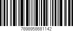 Código de barras (EAN, GTIN, SKU, ISBN): '7898958681142'