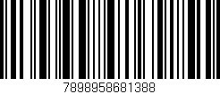 Código de barras (EAN, GTIN, SKU, ISBN): '7898958681388'