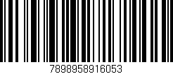 Código de barras (EAN, GTIN, SKU, ISBN): '7898958916053'