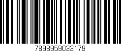 Código de barras (EAN, GTIN, SKU, ISBN): '7898959033179'
