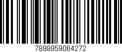 Código de barras (EAN, GTIN, SKU, ISBN): '7898959064272'