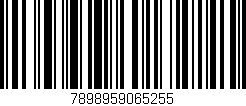 Código de barras (EAN, GTIN, SKU, ISBN): '7898959065255'