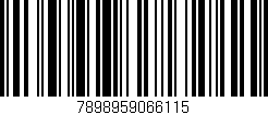 Código de barras (EAN, GTIN, SKU, ISBN): '7898959066115'