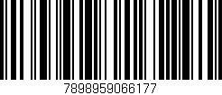 Código de barras (EAN, GTIN, SKU, ISBN): '7898959066177'