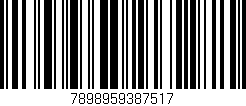 Código de barras (EAN, GTIN, SKU, ISBN): '7898959387517'
