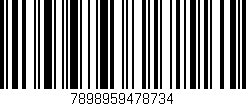 Código de barras (EAN, GTIN, SKU, ISBN): '7898959478734'