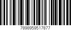 Código de barras (EAN, GTIN, SKU, ISBN): '7898959517877'