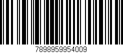 Código de barras (EAN, GTIN, SKU, ISBN): '7898959954009'
