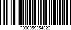 Código de barras (EAN, GTIN, SKU, ISBN): '7898959954023'