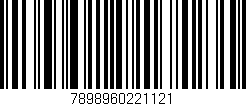 Código de barras (EAN, GTIN, SKU, ISBN): '7898960221121'