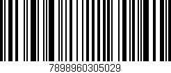 Código de barras (EAN, GTIN, SKU, ISBN): '7898960305029'