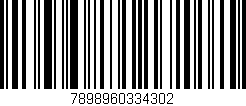 Código de barras (EAN, GTIN, SKU, ISBN): '7898960334302'