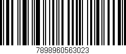 Código de barras (EAN, GTIN, SKU, ISBN): '7898960563023'