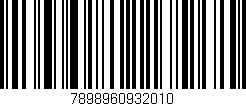 Código de barras (EAN, GTIN, SKU, ISBN): '7898960932010'