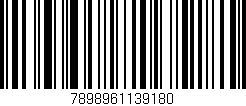 Código de barras (EAN, GTIN, SKU, ISBN): '7898961139180'