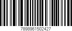 Código de barras (EAN, GTIN, SKU, ISBN): '7898961502427'