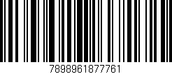 Código de barras (EAN, GTIN, SKU, ISBN): '7898961877761'