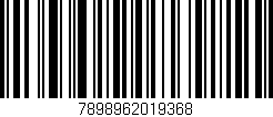 Código de barras (EAN, GTIN, SKU, ISBN): '7898962019368'