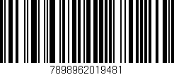 Código de barras (EAN, GTIN, SKU, ISBN): '7898962019481'