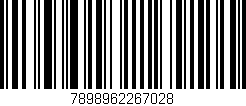 Código de barras (EAN, GTIN, SKU, ISBN): '7898962267028'