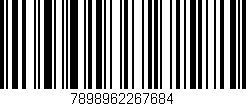Código de barras (EAN, GTIN, SKU, ISBN): '7898962267684'
