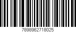 Código de barras (EAN, GTIN, SKU, ISBN): '7898962718025'