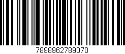 Código de barras (EAN, GTIN, SKU, ISBN): '7898962789070'