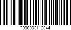 Código de barras (EAN, GTIN, SKU, ISBN): '7898963112044'