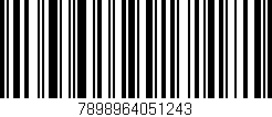Código de barras (EAN, GTIN, SKU, ISBN): '7898964051243'