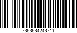 Código de barras (EAN, GTIN, SKU, ISBN): '7898964248711'