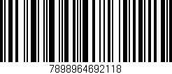 Código de barras (EAN, GTIN, SKU, ISBN): '7898964692118'