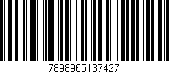 Código de barras (EAN, GTIN, SKU, ISBN): '7898965137427'