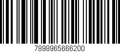 Código de barras (EAN, GTIN, SKU, ISBN): '7898965666200'