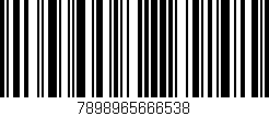 Código de barras (EAN, GTIN, SKU, ISBN): '7898965666538'