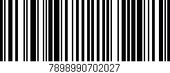 Código de barras (EAN, GTIN, SKU, ISBN): '7898990702027'