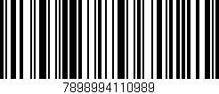 Código de barras (EAN, GTIN, SKU, ISBN): '7898994110989'